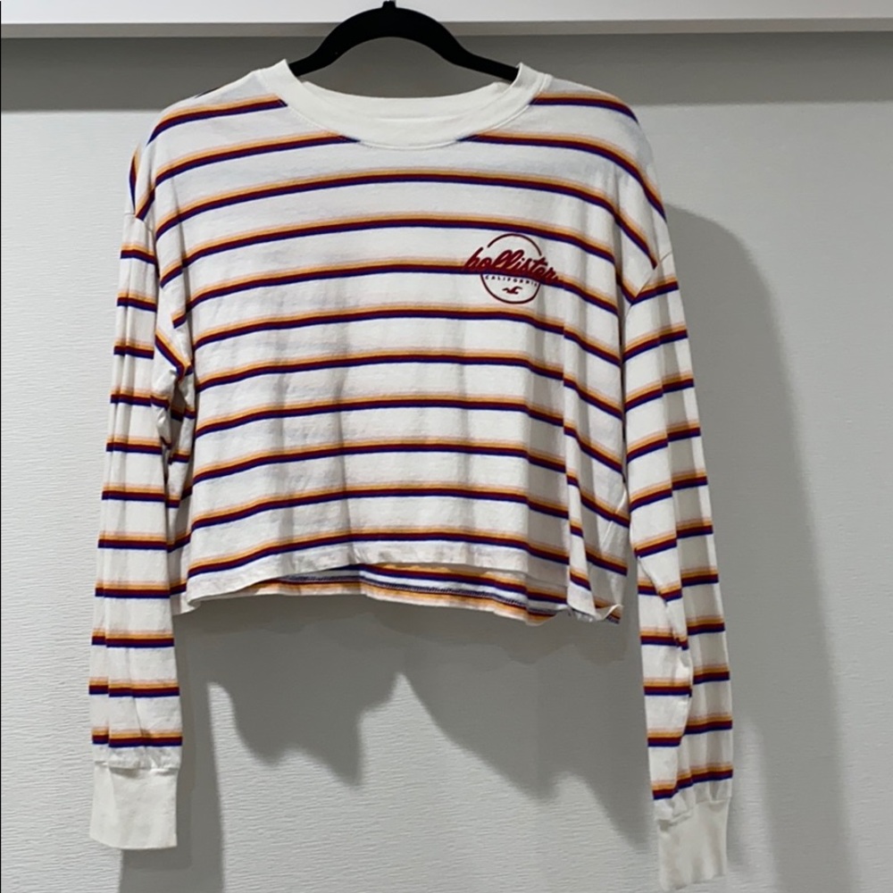 Hollister long sleeve stripped shirt